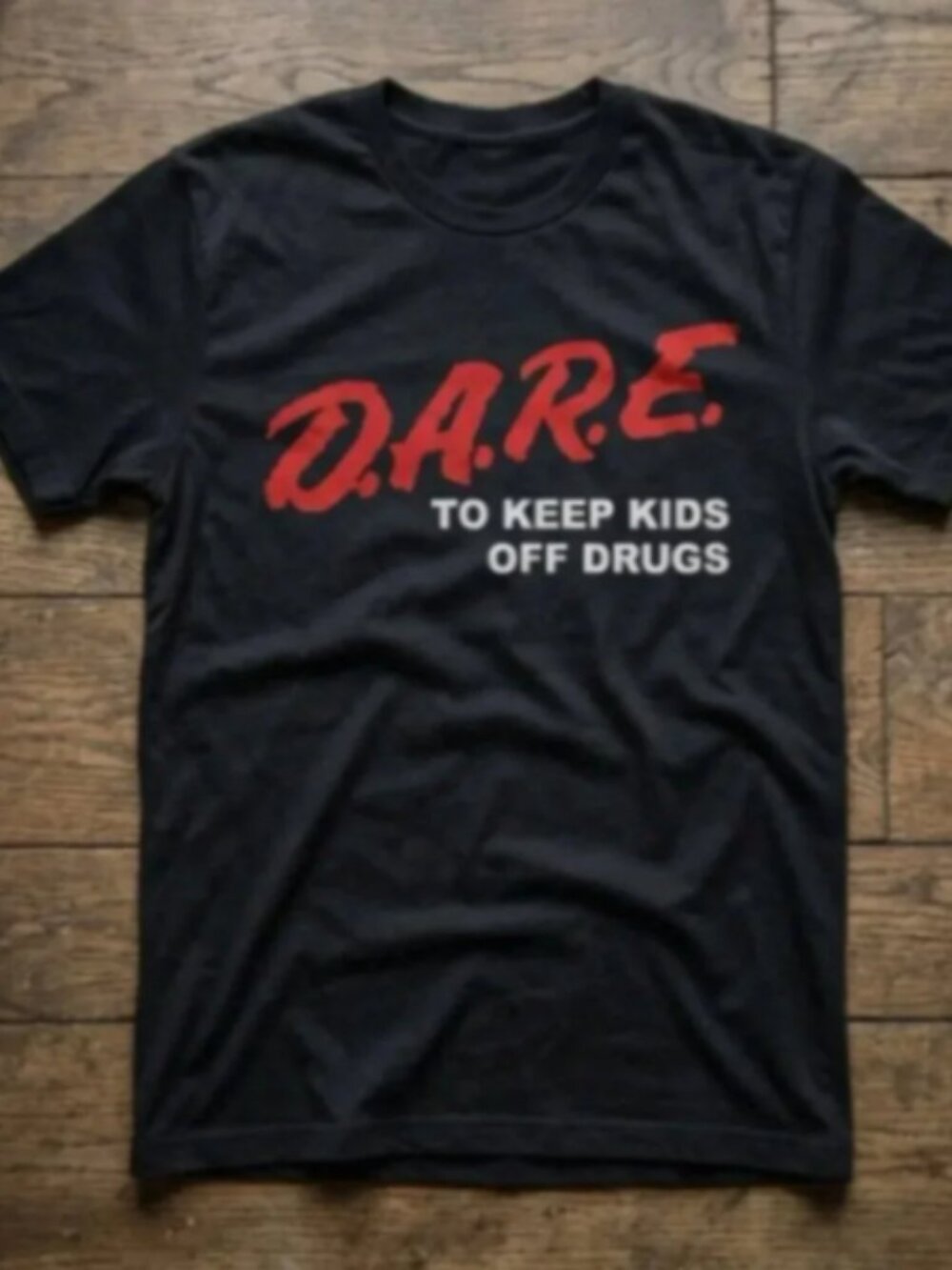 Vintage D.A.R.E Graphic Tee Retro 90s Anti Drug Shirt Y2K Streetwear